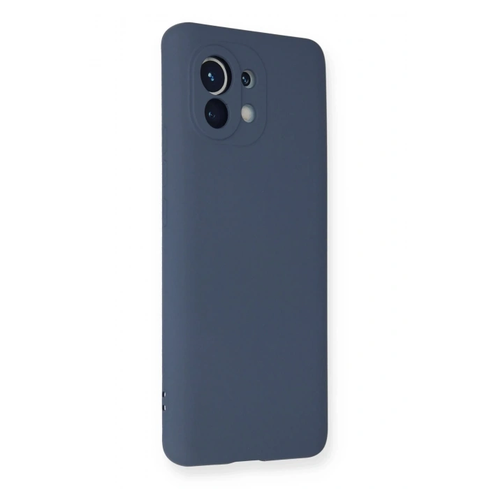 Xiaomi Mi 11 Kılıf Nano içi Kadife Silikon - Gri