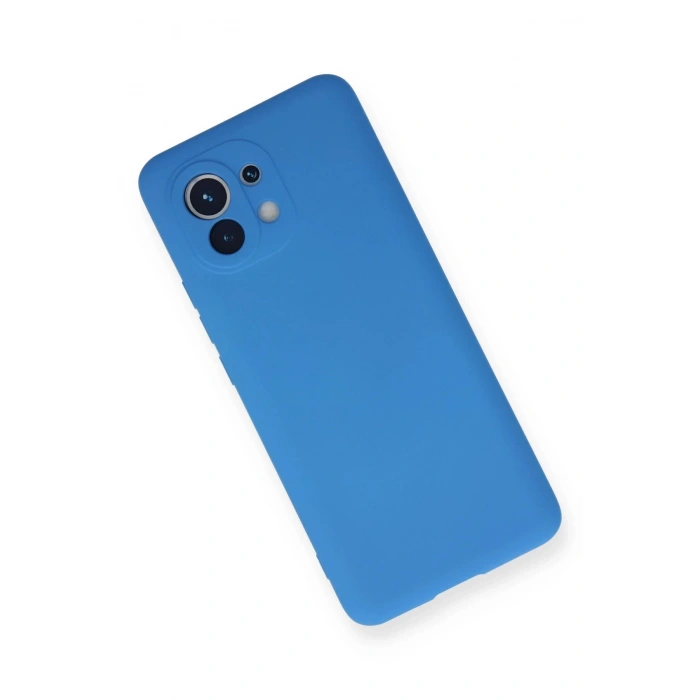 Xiaomi Mi 11 Kılıf Nano içi Kadife Silikon - Mavi