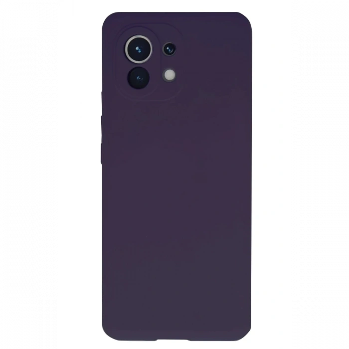 Xiaomi Mi 11 Kılıf Nano içi Kadife Silikon - Mor