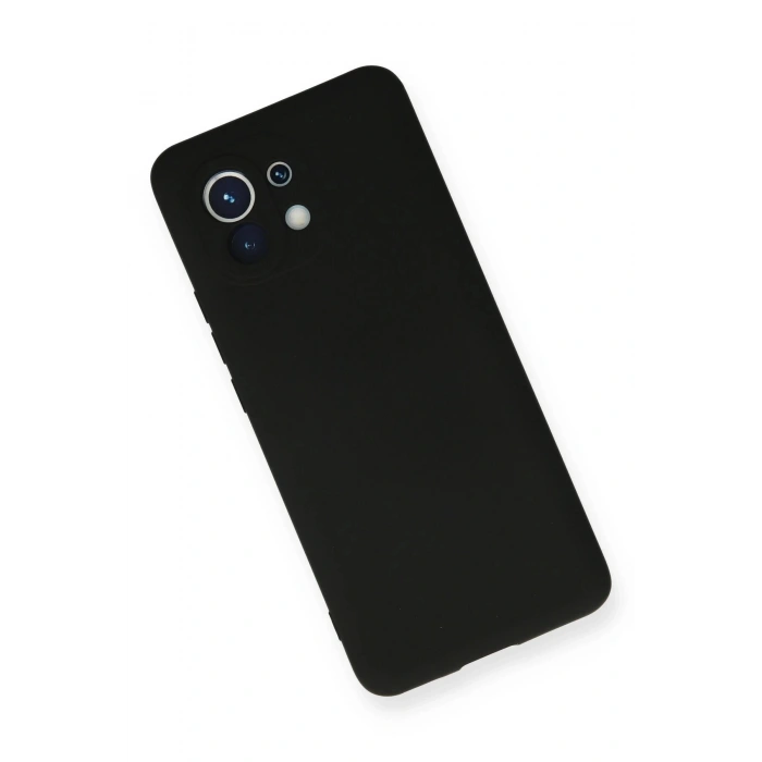 Xiaomi Mi 11 Kılıf Nano içi Kadife Silikon - Siyah