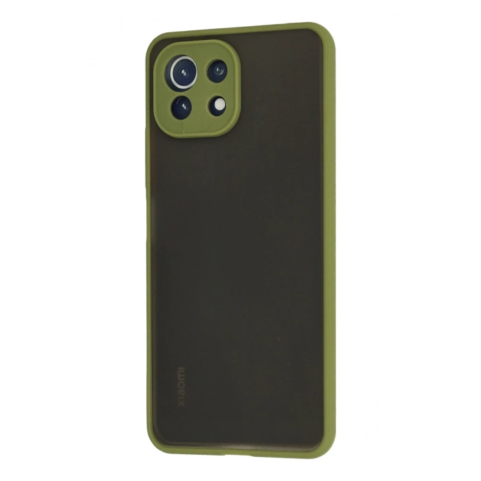 Xiaomi Mİ 11 Lite Kılıf Montreal Silikon Kapak - Açık Yeşil