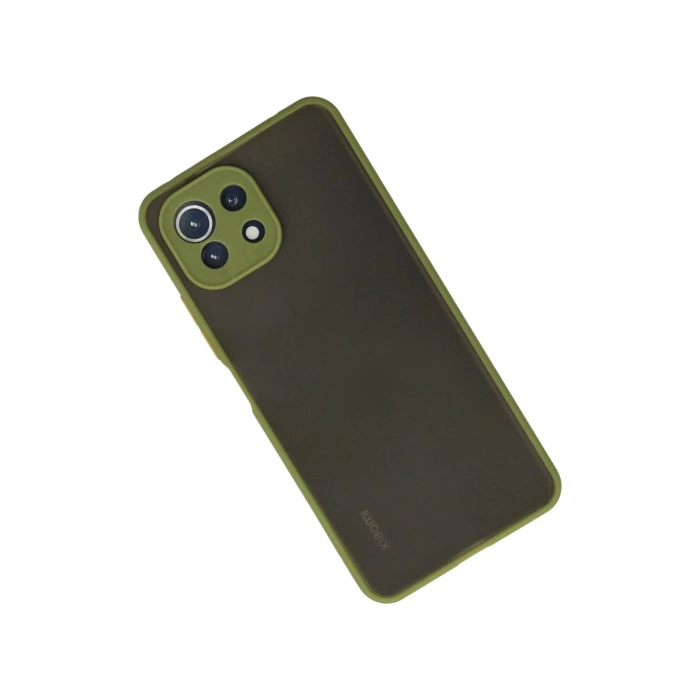 Xiaomi Mİ 11 Lite Kılıf Montreal Silikon Kapak - Açık Yeşil