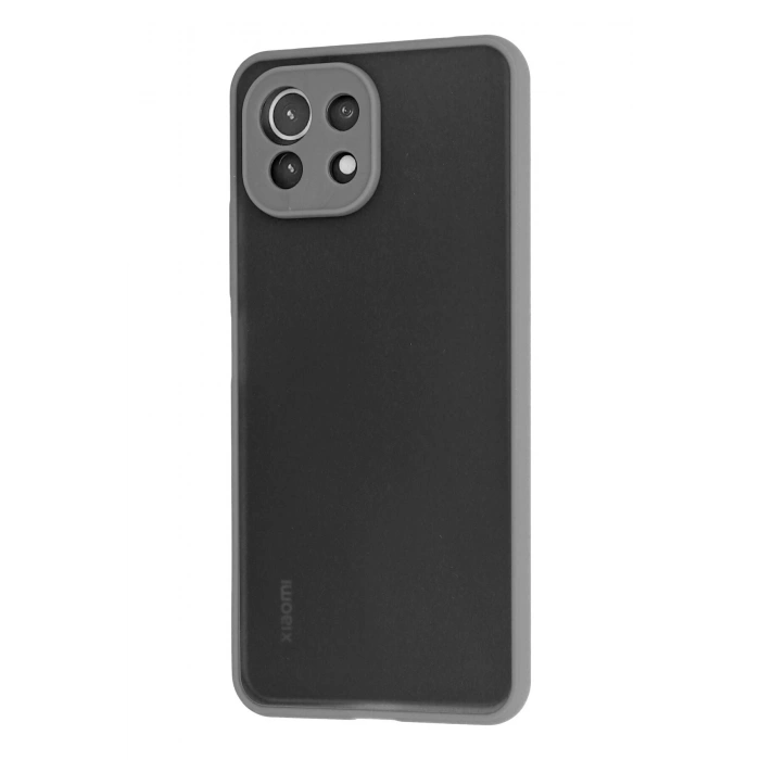 Xiaomi Mİ 11 Lite Kılıf Montreal Silikon Kapak - Gri