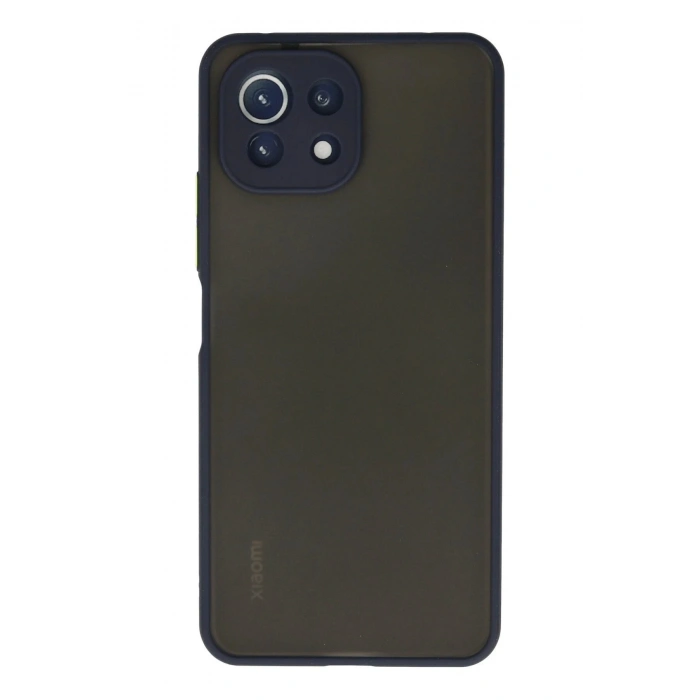 Xiaomi Mİ 11 Lite Kılıf Montreal Silikon Kapak - Lacivert