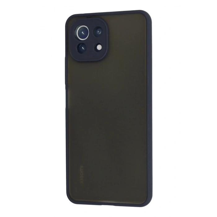 Xiaomi Mİ 11 Lite Kılıf Montreal Silikon Kapak - Lacivert