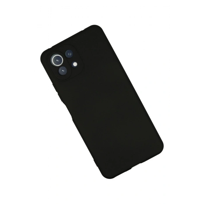 Xiaomi Mİ 11 Lite Kılıf Nano içi Kadife Silikon - Siyah