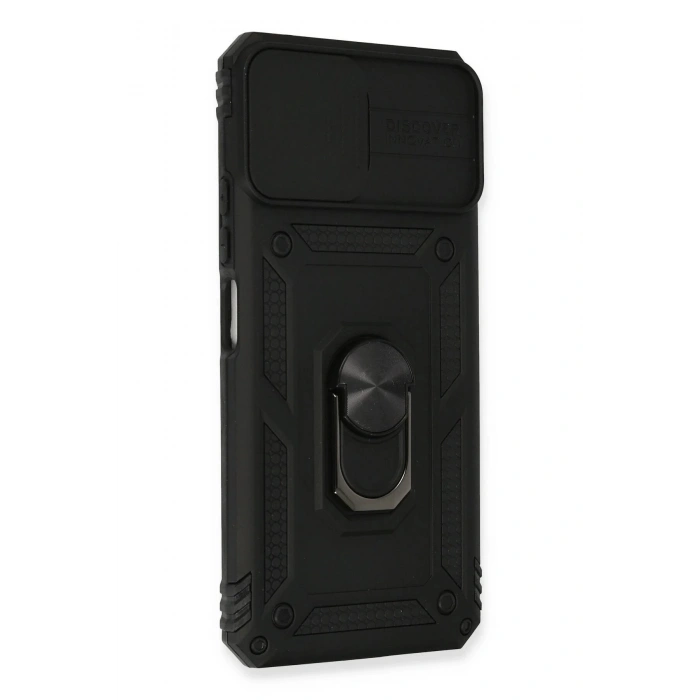 Xiaomi Mİ 11 Lite Kılıf Pars Lens Yüzüklü Silikon - Siyah