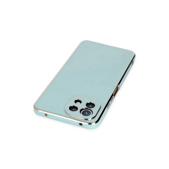 Xiaomi Mİ 11 Lite Kılıf Volet Silikon - Açık Yeşil