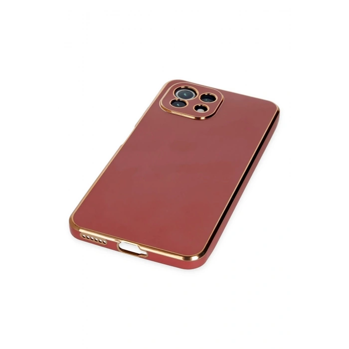 Xiaomi Mİ 11 Lite Kılıf Volet Silikon - Kırmızı