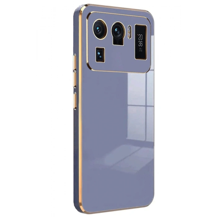 Xiaomi Mi 11 Ultra Kılıf Volet Silikon - Mavi