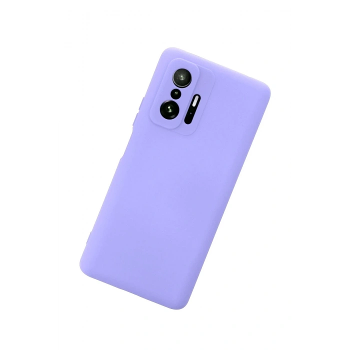 Xiaomi Mi 11T Pro Kılıf Nano içi Kadife Silikon - Lila