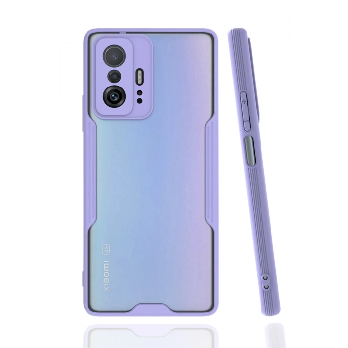 Xiaomi Mi 11T Pro Kılıf Platin Silikon - Lila