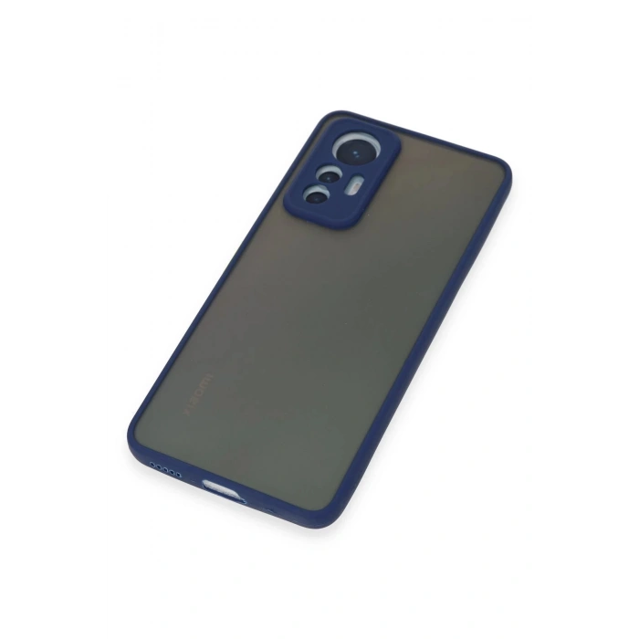 Xiaomi Mi 12 Lite Kılıf Montreal Silikon Kapak - Lacivert