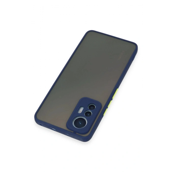 Xiaomi Mi 12 Lite Kılıf Montreal Silikon Kapak - Lacivert