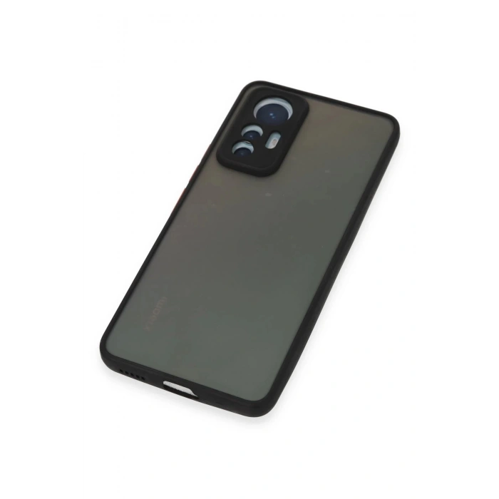 Xiaomi Mi 12 Lite Kılıf Montreal Silikon Kapak - Siyah