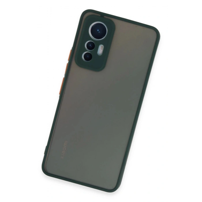 Xiaomi Mi 12 Lite Kılıf Montreal Silikon Kapak - Yeşil