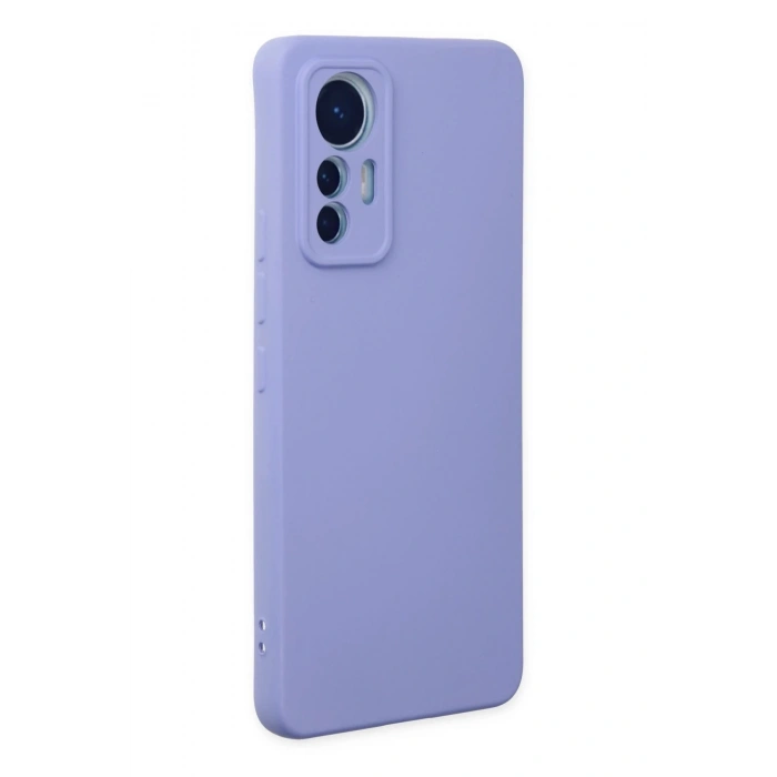 Xiaomi Mi 12 Lite Kılıf Nano içi Kadife Silikon - Lila