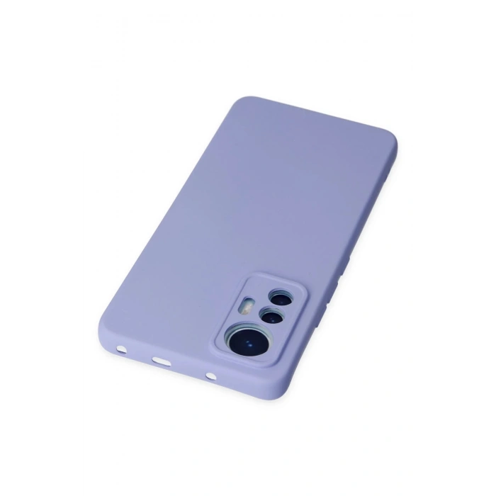Xiaomi Mi 12 Lite Kılıf Nano içi Kadife Silikon - Lila