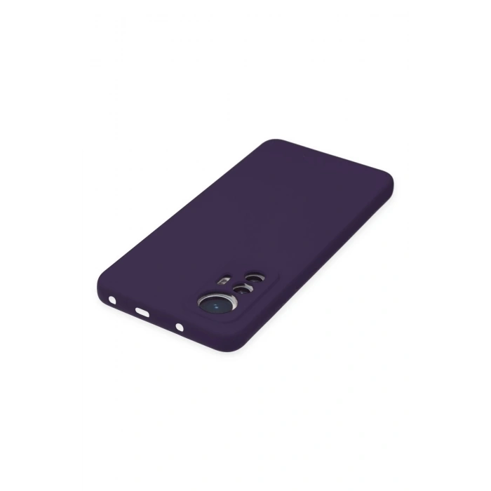Xiaomi Mi 12 Lite Kılıf Nano içi Kadife Silikon - Mor