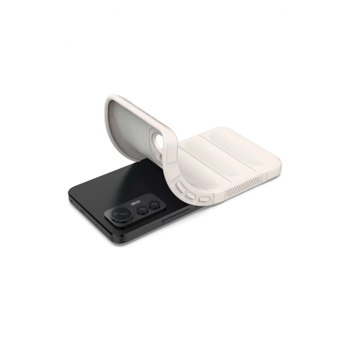 Xiaomi Mi 12 Lite Kılıf Optimum Silikon - Krem