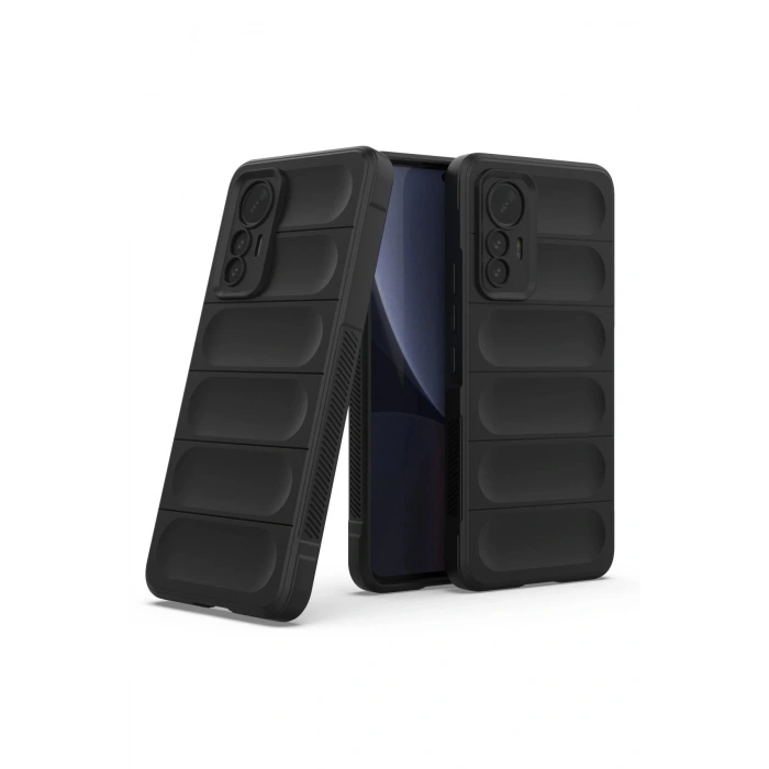 Xiaomi Mi 12 Lite Kılıf Optimum Silikon - Siyah