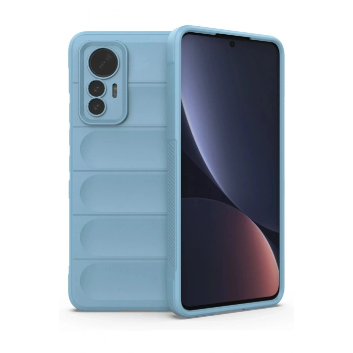 Xiaomi Mi 12 Lite Kılıf Optimum Silikon - Sky Blue