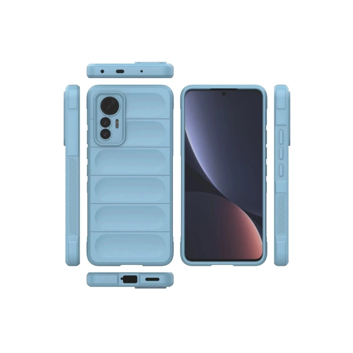 Xiaomi Mi 12 Lite Kılıf Optimum Silikon - Sky Blue
