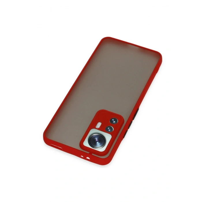 Xiaomi Mi 12T Pro Kılıf Montreal Silikon Kapak - Kırmızı