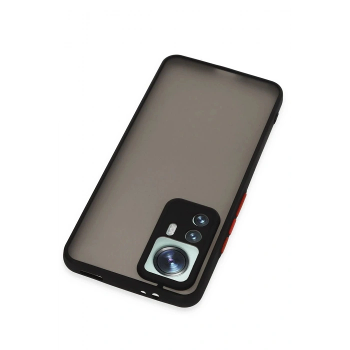 Xiaomi Mi 12T Pro Kılıf Montreal Silikon Kapak - Siyah