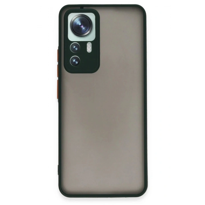 Xiaomi Mi 12T Pro Kılıf Montreal Silikon Kapak - Yeşil