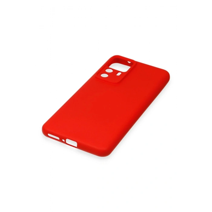 Xiaomi Mi 12T Pro Kılıf Nano içi Kadife Silikon - Kırmızı