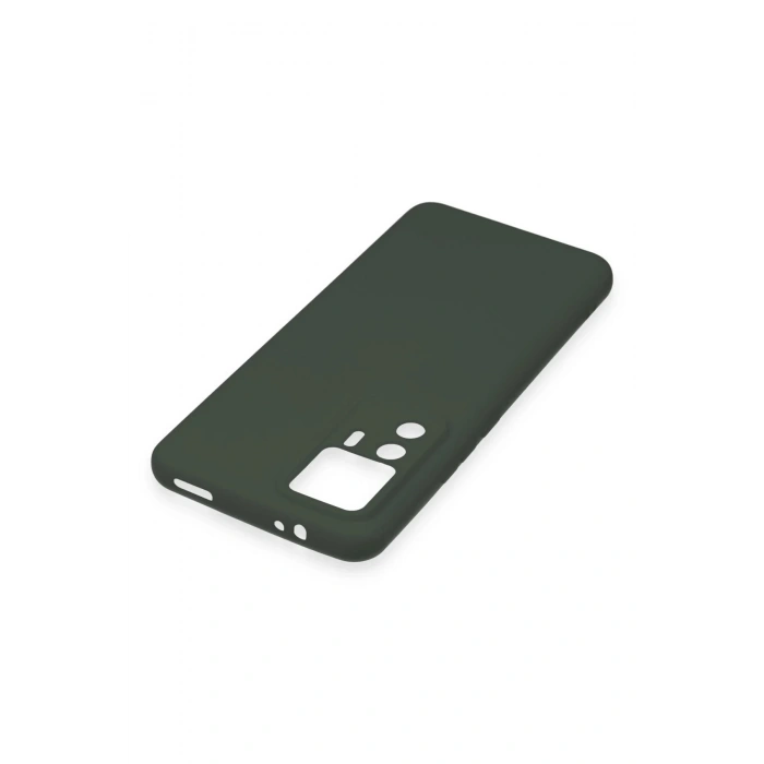 Xiaomi Mi 12T Pro Kılıf Nano içi Kadife Silikon - Koyu Yeşil