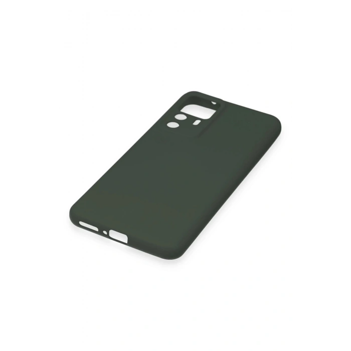 Xiaomi Mi 12T Pro Kılıf Nano içi Kadife Silikon - Koyu Yeşil