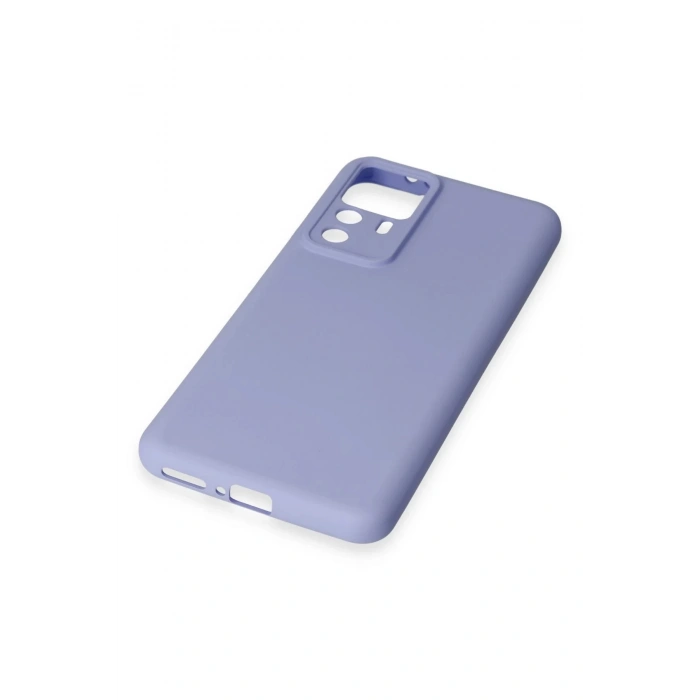 Xiaomi Mi 12T Pro Kılıf Nano içi Kadife Silikon - Lila