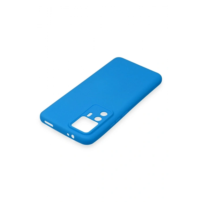 Xiaomi Mi 12T Pro Kılıf Nano içi Kadife Silikon - Mavi