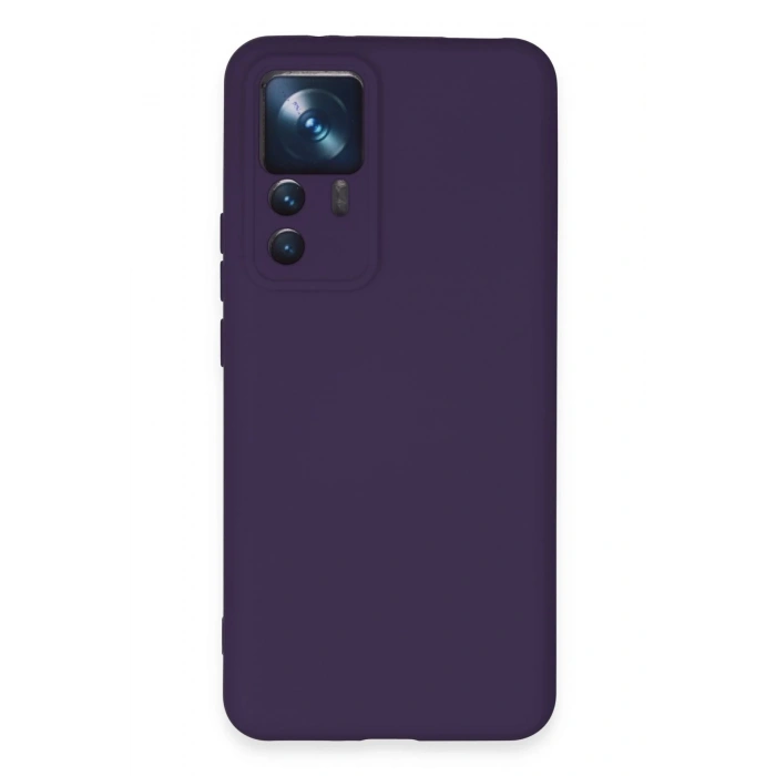 Xiaomi Mi 12T Pro Kılıf Nano içi Kadife Silikon - Mor