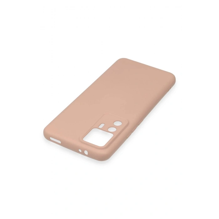Xiaomi Mi 12T Pro Kılıf Nano içi Kadife Silikon - Pudra