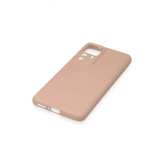Xiaomi Mi 12T Pro Kılıf Nano içi Kadife Silikon - Pudra