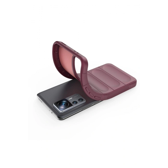 Xiaomi Mi 12T Pro Kılıf Optimum Silikon - Bordo