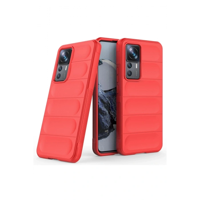 Xiaomi Mi 12T Pro Kılıf Optimum Silikon - Kırmızı
