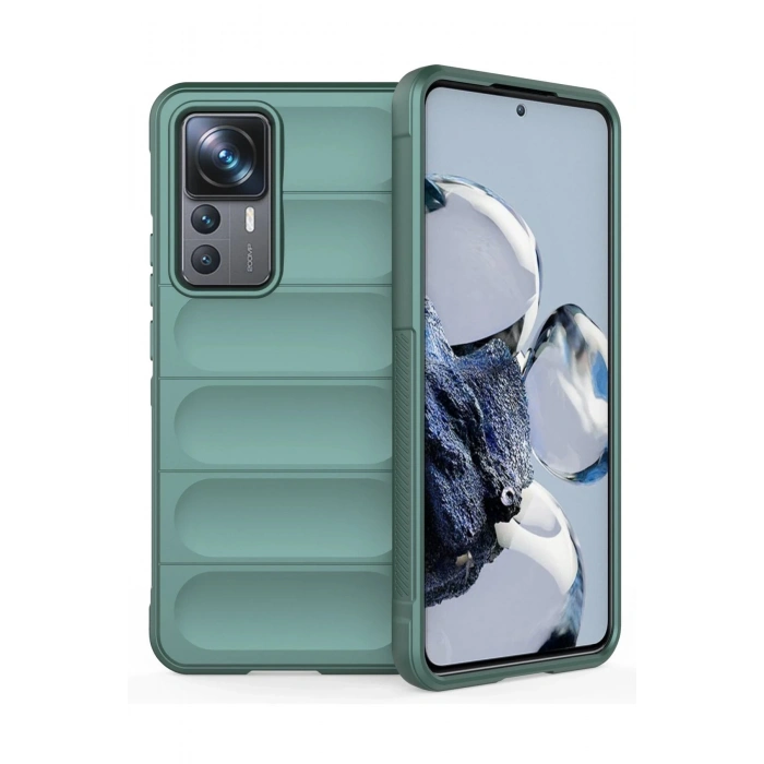 Xiaomi Mi 12T Pro Kılıf Optimum Silikon - Koyu Yeşil