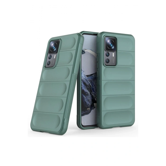 Xiaomi Mi 12T Pro Kılıf Optimum Silikon - Koyu Yeşil