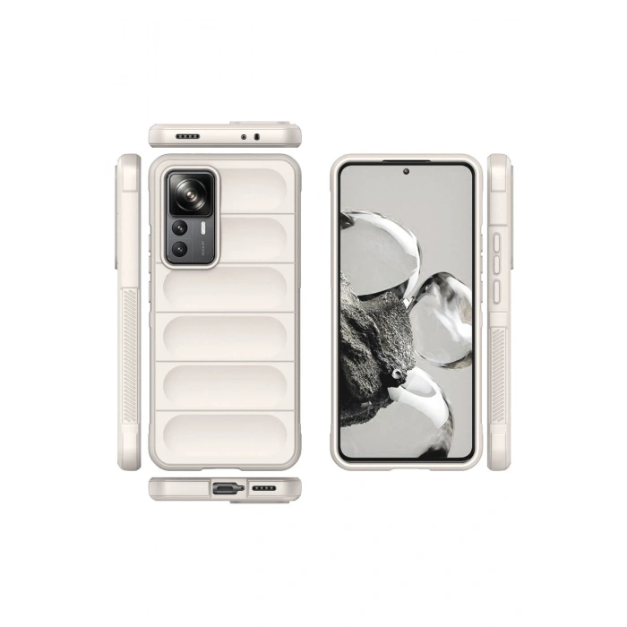Xiaomi Mi 12T Pro Kılıf Optimum Silikon - Krem