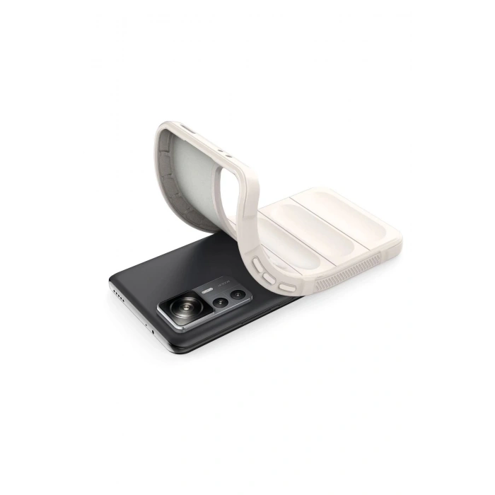 Xiaomi Mi 12T Pro Kılıf Optimum Silikon - Krem