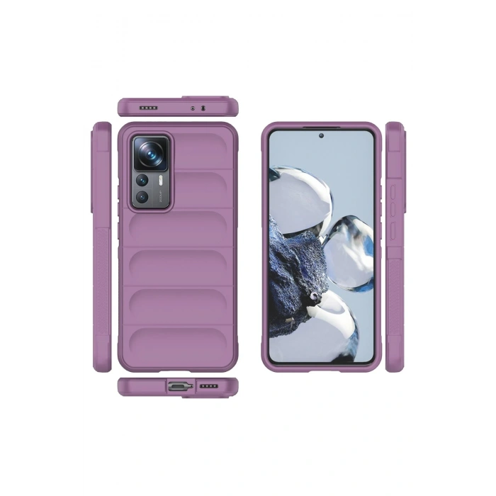 Xiaomi Mi 12T Pro Kılıf Optimum Silikon - Mor
