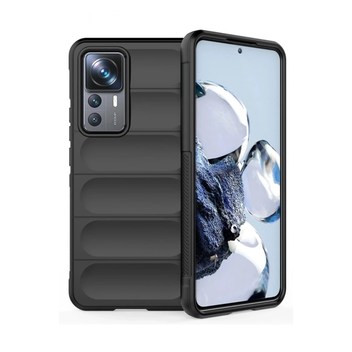 Xiaomi Mi 12T Pro Kılıf Optimum Silikon - Siyah