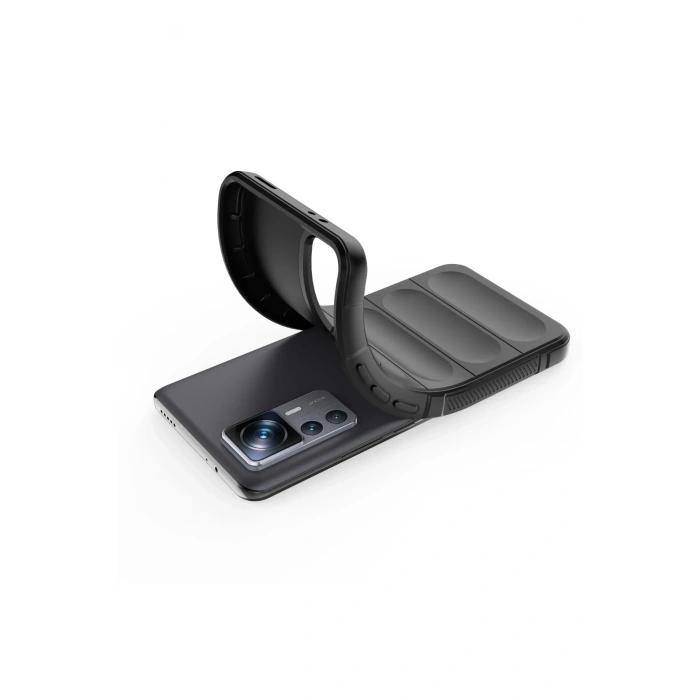 Xiaomi Mi 12T Pro Kılıf Optimum Silikon - Siyah