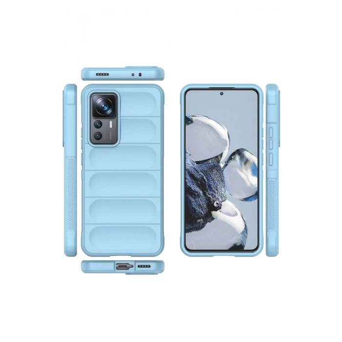 Xiaomi Mi 12T Pro Kılıf Optimum Silikon - Sky Blue