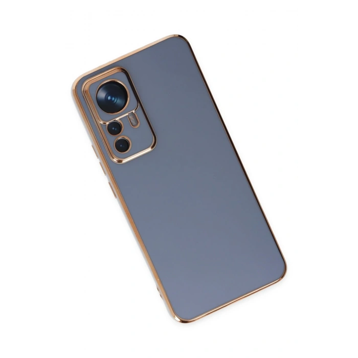 Xiaomi Mi 12T Pro Kılıf Volet Silikon - Mavi