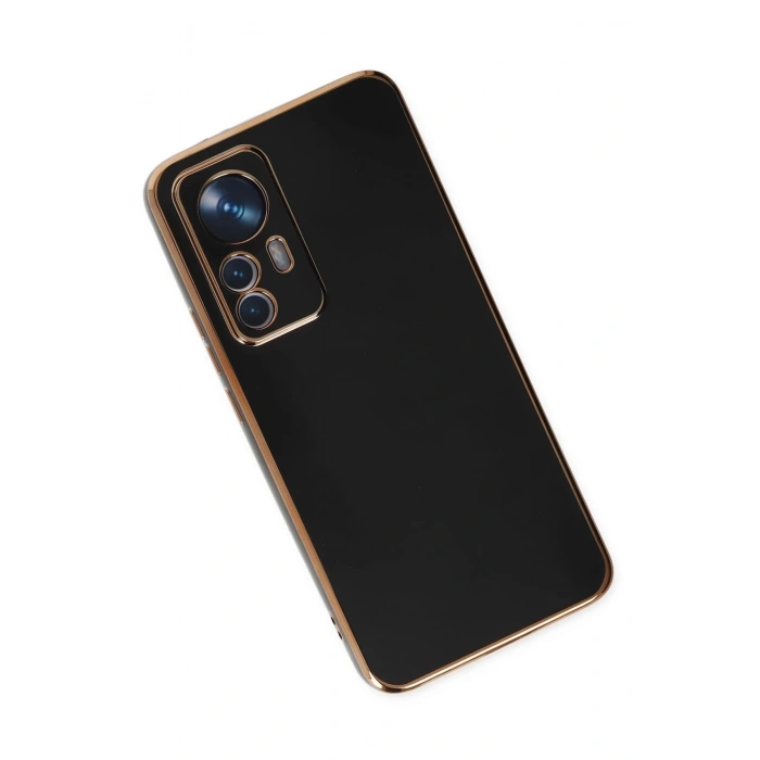 Xiaomi Mi 12T Pro Kılıf Volet Silikon - Siyah